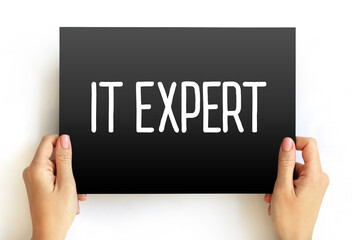 IT Expert - identifies issues with hardware or software and works with users or on the back end of...