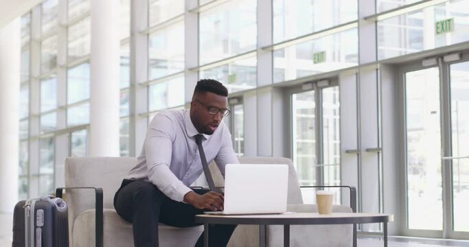 If you dont succeed, try again. 4k video footage of businessman losing his cool at the office.