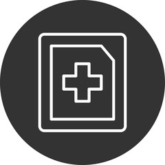 Fototapeta premium Medical Book Icon