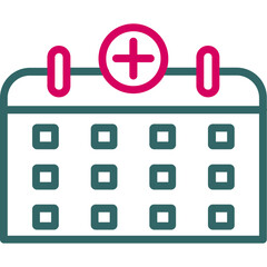 Medical Calendar Icon
