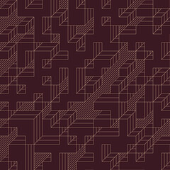 Implementation of Edward Zajec’s “Il Cubo” from 1971. Essentially a Truchet tile set of 8 tiles and rules for placement art illustration