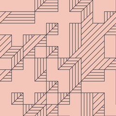 Implementation of Edward Zajec’s “Il Cubo” from 1971. Essentially a Truchet tile set of 8 tiles and rules for placement art illustration