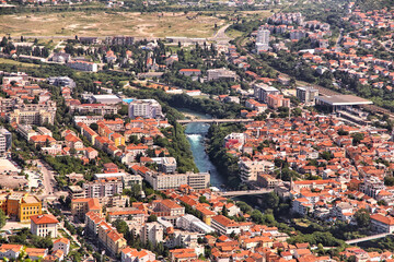 Fototapeta na wymiar Aussichtspunkt, Aussicht, Mostar, Bosnien, Panorama