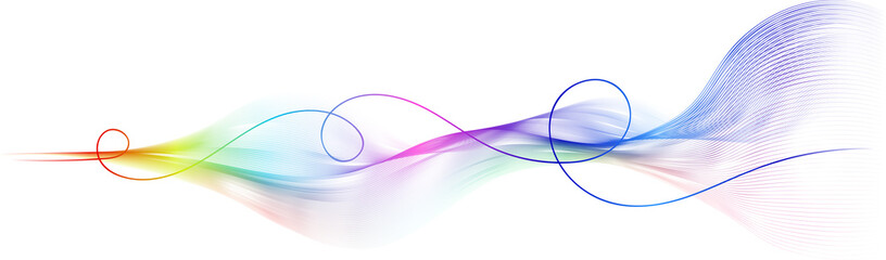 multicolor vawes background