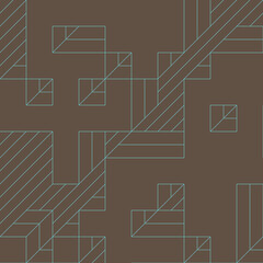 Implementation of Edward Zajec’s “Il Cubo” from 1971. Essentially a Truchet tile set of 8 tiles and rules for placement art illustration