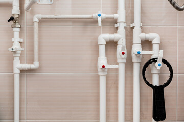 plastic piping in the house