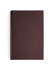 Old hardcover book isolated on white. Space for design