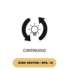 continuous icons  symbol vector elements for infographic web