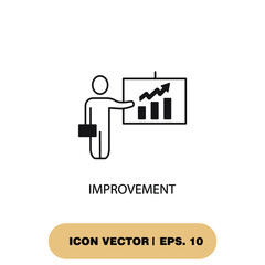 improvement icons  symbol vector elements for infographic web