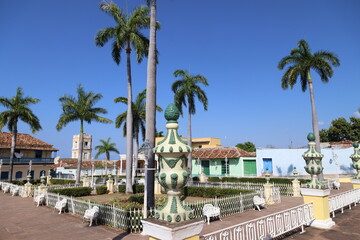 Fototapeta na wymiar The main square in Trinidad, Cuba