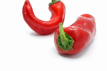 red pepper isolated on a white background