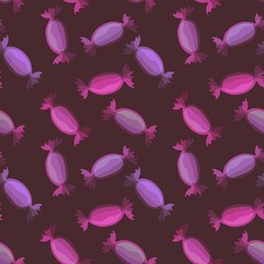 Kids seamless candy pattern for fabrics and textiles and packaging and gifts and cards and linens