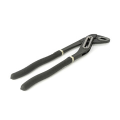 New metal parrot wrench for plumbing and mechanics isolated on white background