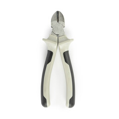 Wire cutter pliers  isolated on white background