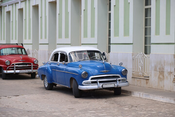 Vintage cars in Trinidad, Cuba