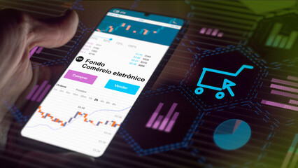 Investir no Comércio eletrônico do mercado de câmbio de ações, dados do mercado de ações em portugues. Investimento em uma tendência lucrativa. Invista no ETF. Comprando fundos negociados em bolsa.