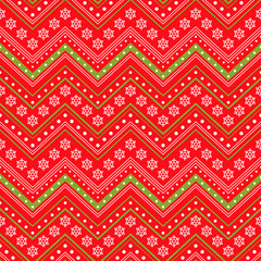 Red winter christmas seamless background