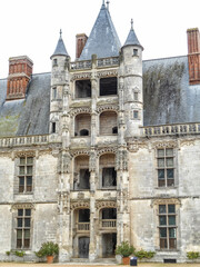 Fototapeta na wymiar Chateaudun. Châteaudun. Castle. 