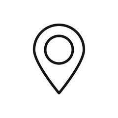 pin location vector for website symbol icon 