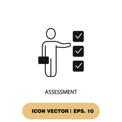 assessment icons  symbol vector elements for infographic web
