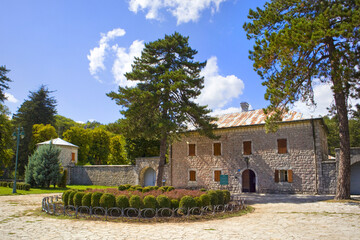 Fototapeta na wymiar Biljarda or Billiard Palace in Cetinje, Montenegro