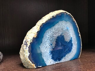 blue mineral stone