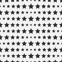 Horizontal lines of stars. Vector with lines made of stars. Vector.