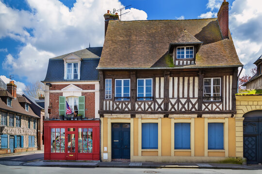 Street in  Pont-l'Eveque, France