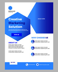 vector flyer design medical business 
