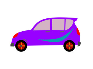 suv car vector with modern design