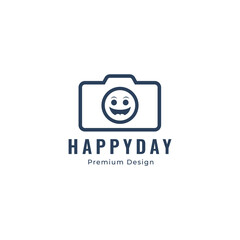 camera logo design vector graphic icon symbol illustration