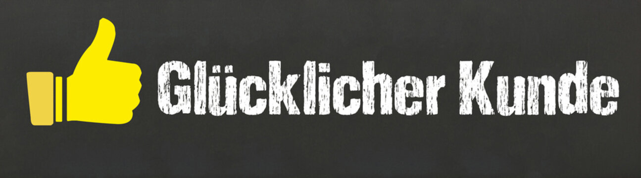 Gl&uuml;cklicher Kunde 
