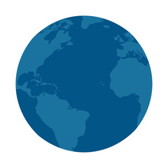earth planet blue icon