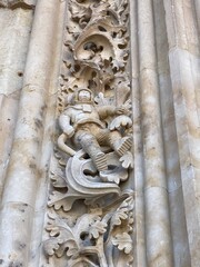 Astronaut, detail of Cathedral, Salamanca, Spain