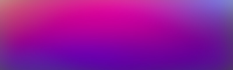 Wide smooth banner template dark purplish purple. Rectangular shape pattern moderate purple red. Abstract multicolor blurred background gradient.