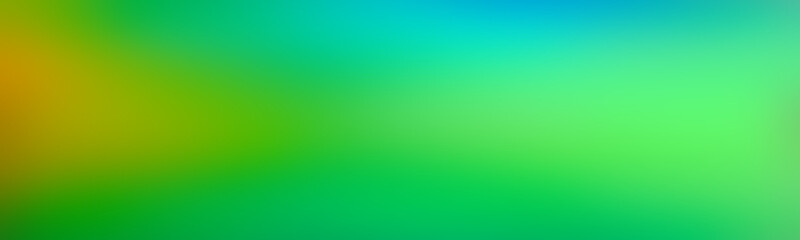 Wide colorful blurred background malachite light green. Blurred texture gradient bright yellow green. Glare abstract pattern.