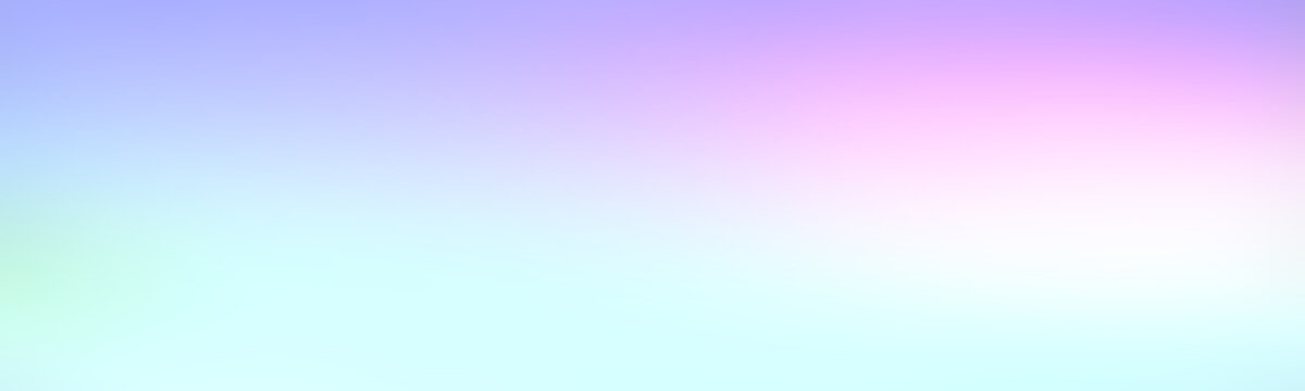 Wide vague abstract illustration gradient light cyanide white. Blurred empty background of gradient bright lilac. Colorful illustration gradient and squares.