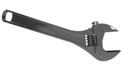 3d illustration. A beautiful view of  wrench tool on a gray gradient background.