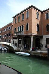 Fototapeta na wymiar Italy, Venice: Foreshortening of Murano Island.