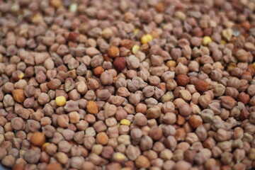 Chickpeas texture background
