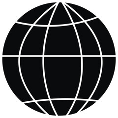 world map globe sign icon