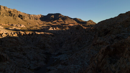 Obraz premium sunset in the mountains