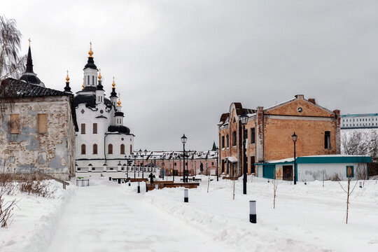 view of the old town Tobolsk