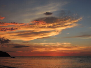 Atardecer en una Isla