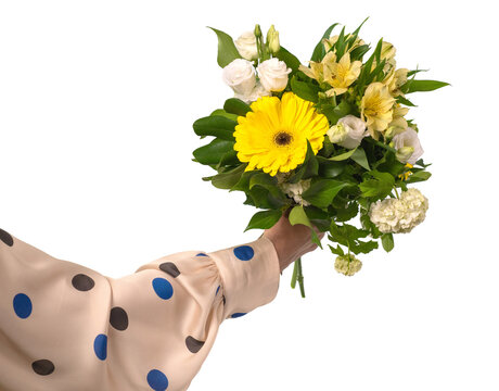 ti porgo un mazzo di fiori