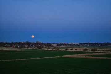 Mond, Hintergrund, Landschaft, Natur, Urlaub, Himmel