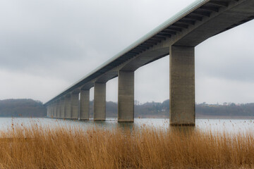 bridge over the river in the morning