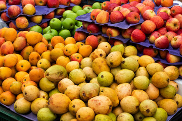 Various fruits at farmers' market