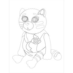 coloring page Sweety Kitty