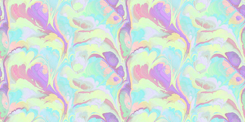 feathery marbleized pattern seamless tile